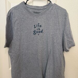 Life Is Good Heather Gray Tee